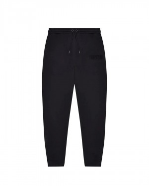 Black Men's Trapstar Chenille Decoded Joggers UK | 78039-TBGR