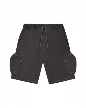 Black Men's Trapstar Construct Hyperdrive Shorts UK | 26893-QBKR