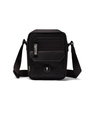 Black Men's Trapstar Decoded Messenger Bags UK | 92547-BLCJ