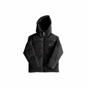 Black Men's Trapstar Decoded Puffer Jackets UK | 65034-GLWM