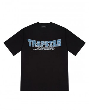 Black Men's Trapstar Drop Out T-shirts UK | 31270-WEPT