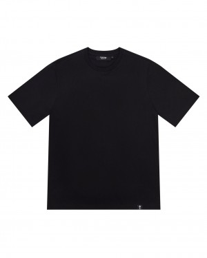 Black Men's Trapstar Foundation Base Layer T-shirts UK | 52806-NDVI