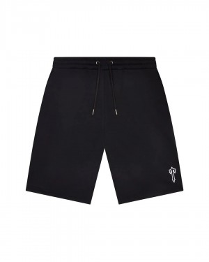 Black Men's Trapstar Foundation Shorts UK | 60547-UQAZ