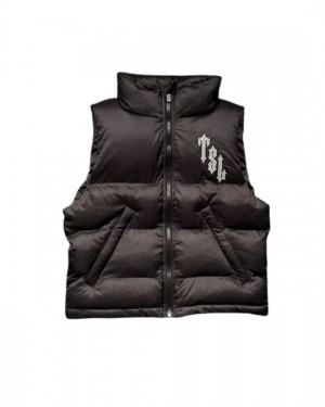 Black Men's Trapstar Gilet UK | 23601-TURW