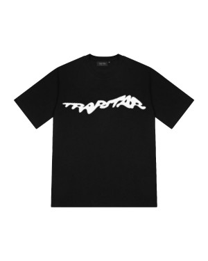 Black Men's Trapstar Halftone T-shirts UK | 23869-KXMJ