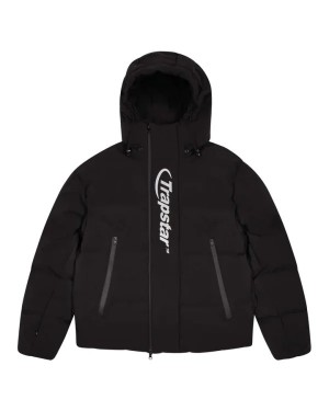 Black Men's Trapstar Hyperdrive Technical Puffer Jackets UK | 64721-BZCJ