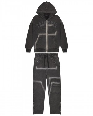 Black Men's Trapstar Irongate Rivet 2.0 Tracksuits UK | 28975-TXDU