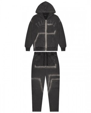 Black Men's Trapstar Irongatw Rivet 2.0 Tracksuits UK | 79628-BHTK