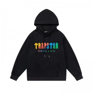 Black Men's Trapstar It’s A Secret Hoodies UK | 63207-WBYO