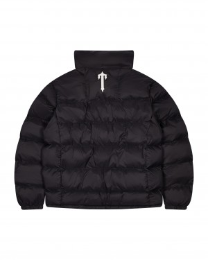 Black Men's Trapstar It’s A Secret Puffer Jackets UK | 10398-YACM