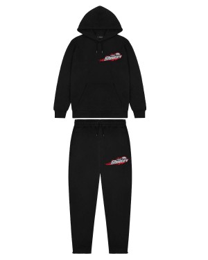 Black Men's Trapstar London Shooters Tracksuits UK | 82196-CVQI