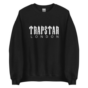 Black Men's Trapstar London Sweatshirts UK | 60829-HKMI