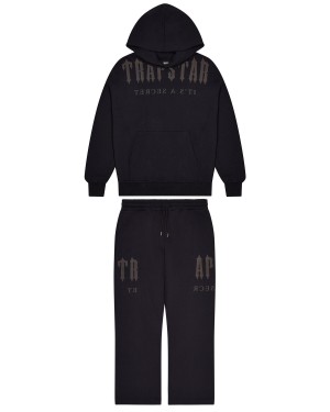 Black Men's Trapstar PRE ORDER Deconstructed Decoded Tracksuits UK | 29546-ZLFV