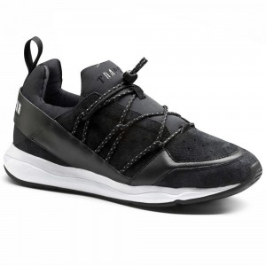 Black Men's Trapstar Shoes UK | 79084-EIYA