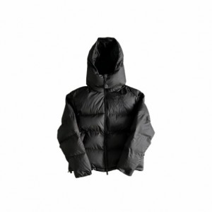 Black Men's Trapstar Shooters Detachable Hooded Puffer Jackets UK | 68309-UCVK