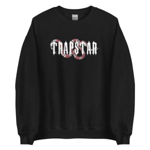 Black Men's Trapstar Snake Sweatshirts UK | 58679-TMCR