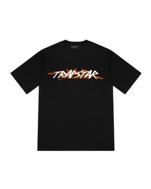 Black Men's Trapstar TRAPSTAR 2.0 T-shirts UK | 75416-IOXD