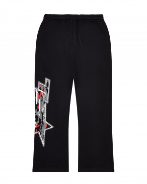 Black Men's Trapstar TS Star Camo Joggers UK | 53279-DWKZ