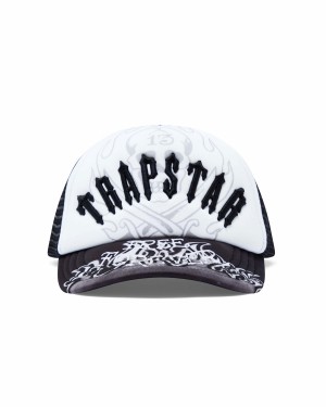 Black Women's Trapstar x Ed Hardy Irongate Arch Caps UK | 69841-PDRN