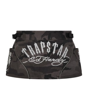 Black / Camo Women's Trapstar x Ed Hardy Skirts UK | 62853-WKCE