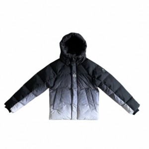 Black / Gradient Men's Trapstar Decoded Arch Puffer Jackets UK | 27594-OSCT