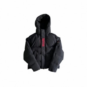 Black / Red Men's Trapstar Decoded 2022 Hooded Puffer Jackets UK | 42910-BLAN