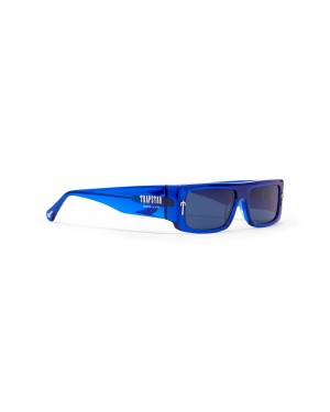 Blue Men's Trapstar Decoded Acetate Sunglasses UK | 57362-WVKD