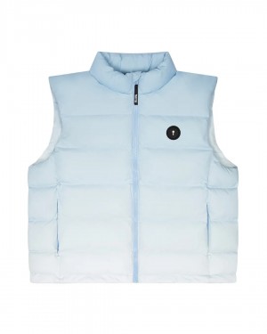 Blue Men's Trapstar Irongate Gilet UK | 01638-NDEM