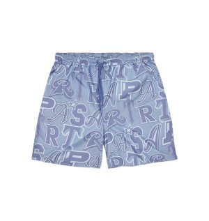 Blue Men's Trapstar London Wildcard Swimming Shorts UK | 50392-QWXM