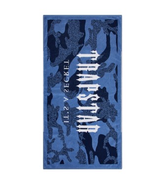 Blue / Camo Men's Trapstar Irongate Beach Towels UK | 09238-RWBL