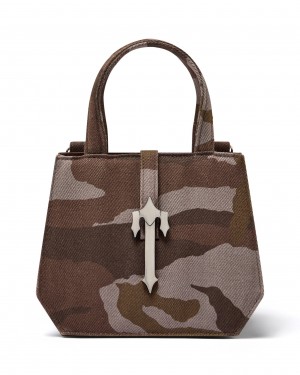 Brown Camo Women's Trapstar Icon Bags UK | 01764-NPDO