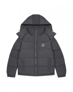 Brown Men's Trapstar Irongate Puffer Jackets UK | 42157-ZTAG