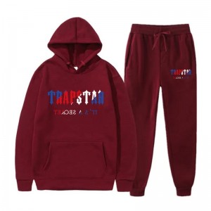 Burgundy Men's Trapstar It’s A Secret Tracksuits UK | 98521-NKJX