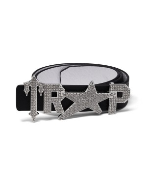 Clear Crystals Men's Trapstar Y2K Reversible with Buckle Belt UK | 40971-GKUH