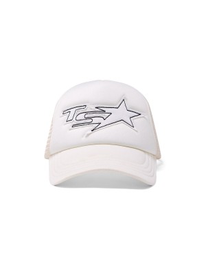 Cream Men's Trapstar Ts Star Caps UK | 92085-LYES