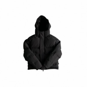 Dark Men's Trapstar Decoded 2022 Hooded Puffer Jackets UK | 15680-NHWK