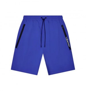 Dazzling Blue Men's Trapstar Hyperdrive Tech Shorts UK | 43926-MJPO