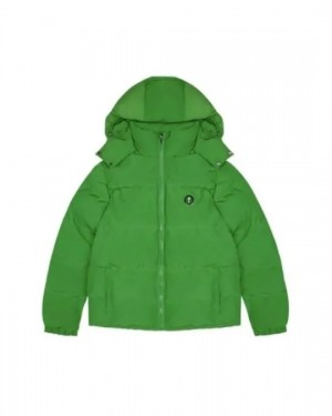 Green Men's Trapstar Irongate Puffer Jackets UK | 10734-JHDA