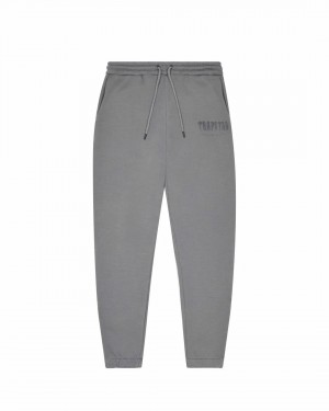 Grey Men's Trapstar Chenille Decoded Joggers UK | 16734-OLMC