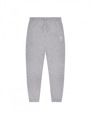 Grey Men's Trapstar Foundation Joggers UK | 67195-IKGR