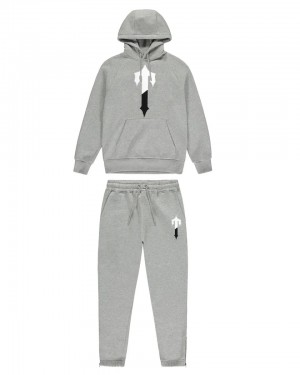 Grey Men's Trapstar Irongate T Chenille Tracksuits UK | 67298-VQTR