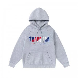 Grey Men's Trapstar It’s A Secret Hoodies UK | 27945-AEWC