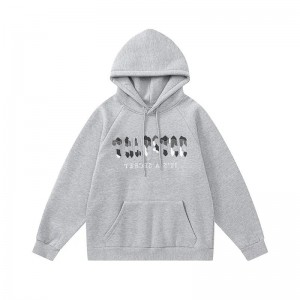 Grey Men's Trapstar It’s A Secret Logo Hoodies UK | 35987-FNOJ