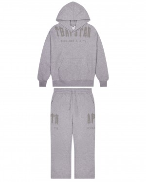 Grey Men's Trapstar PRE ORDER Deconstructed Decoded Tracksuits UK | 26801-EYBS