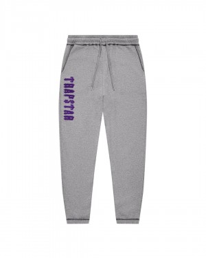 Grey Men's Trapstar X Cough Syrup Joggers UK | 31485-CAWF