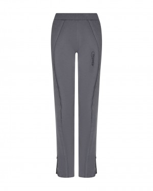 Grey Women's Trapstar Hyperdrive Rib Panel Track Trousers UK | 06247-NSDB