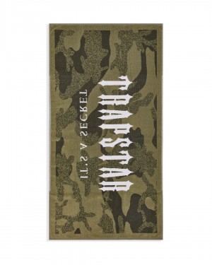 Khaki / Camo Women's Trapstar Irongate Beach Towels UK | 05786-EVFA