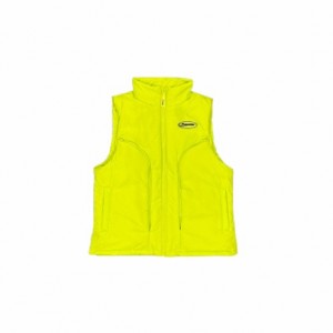 Light Green / Black Men's Trapstar Hyperdrive Gilet UK | 05318-GMEH