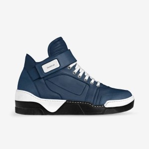 Navy Men's Trapstar Shoes UK | 65482-UCLF