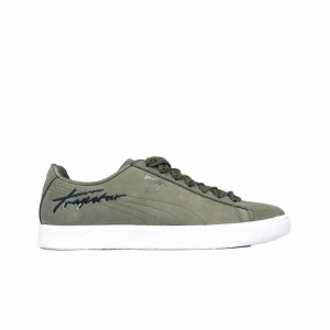 Olive Men's Trapstar Shoes UK | 85620-DYUJ